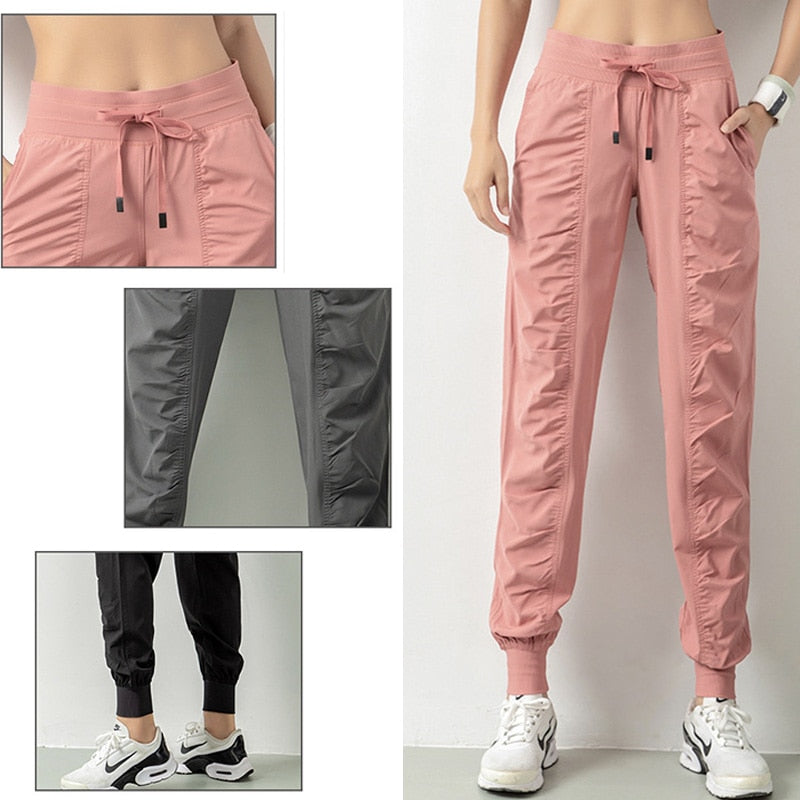 Calça Feminina Jogger Slim Fit - Cintura Larga com Bolso